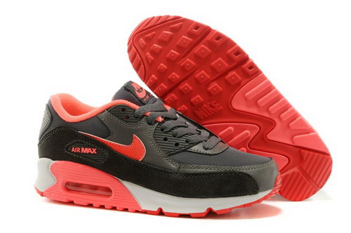 Nike Air Max 90 Womenss Shoes 2015 New Releases Deep Brown Orange Factory